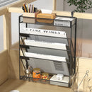 Axyaa 6-Tier Hanging File Organizer Office Cubicle Wall Mount for Mails Folders Papers