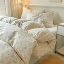 Axyaa Queen Bedding Set - Reactive Printed Polyester Duvet Cover, Bed Sheet & Pillowcase