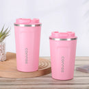 Axyaa Insulated Coffee Flask - Double-Wall Stainless Steel Travel Mug