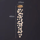 Axyaa Staircase Chandelier: Facil Hall & Ceiling Lamp for Beautiful Indoor Lighting