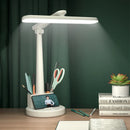 Axyaa LED Rechargeable Desk Lamp Foldable Eye Protection USB Bedroom Lighting