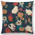 Axyaa Botanical Floral & Butterfly Cushion Cover - Home Decor Sofa Pillow Case