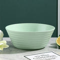 Axyaa Wheat Straw Soup Bowl Plastic Tableware, Microwavable Dinner Plate, Kitchen Utensils