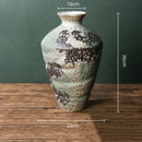 Axyaa Retro Chinese-style Porcelain Flower Vase Set - Earthenware & Kiln-transformed Accessories
