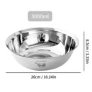 Axyaa Stainless Steel Salad Mixing Bowl Kitchen Tableware Baking Tool