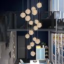 Axyaa Ring LED Pendant Light: Modern Chandeliers for Living Room & Dining Room