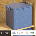 Axyaa Quilt Storage Bag with Lid & Handle - Moisture-Proof Organizer