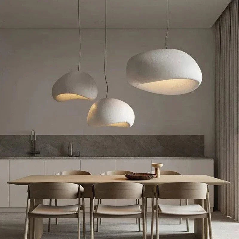 Axyaa Minimalist Wabi Sabi Chandelier for Home Dining Decor