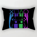 Axyaa 30x50cm Gamer Handle Print Pillowcase for Sofa, Car Seat, Gaming Room