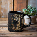 Axyaa Silver Lion King Ceramic Coffee Mug - Perfect Gift for Friends, Home or Office