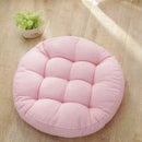 Axyaa Round Floor Cushion Linen Meditation Yoga Seat Mat Pouf Chair Pad