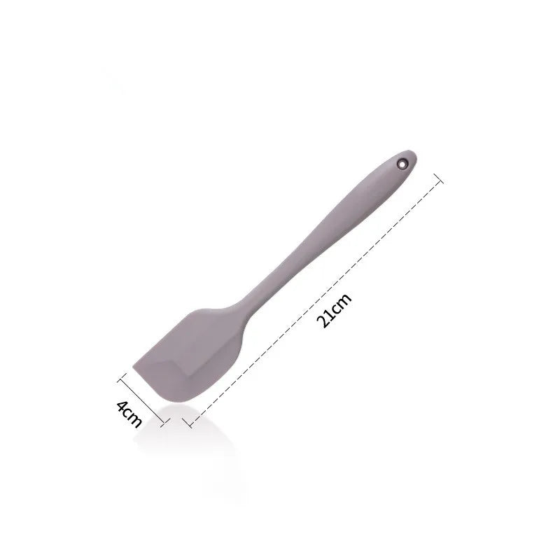 Axyaa Silicone Cream Scraper & Spatula Cutter - Kitchen Baking Pastry Tool