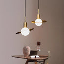 Axyaa Modern Planet Pendant Light | Creative Single Head Iron Lamp for Home Decor