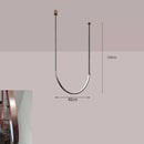 Axyaa Designer Shaped Belt Pendant Light for Modern Living Room and Restaurant