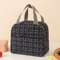 Axyaa Insulated Tote Lunch Bag for Women and Men: Portable Cooler Storage Handbag