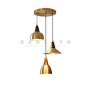 Axyaa Metal Wood Pendant Light: Modern Nordic Artistic Dining Room Lamp