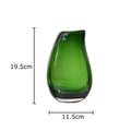 Modern Hydroponic Glass Vase by Axyaa - Minimalist Desk Decoration and Floral Arrangement