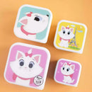 Axyaa Cartoon Animal Bento Box Set for Kids: Portable, Fun Lunch and Snack Containers