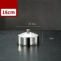 Axyaa Stainless Steel Steamer Tray with Cover - Double Ear Dumpling Rack