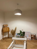 Axyaa White Wabi Sabi Pendant Lamp Suitable for Kitchen, Dining, Living Room