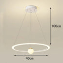 Axyaa Nordic Dining Room Pendant Light Chandelier for Living Room