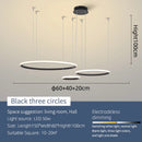 Axyaa Modern LED Pendant Lights, Chrome/Gold Plated, 85-265V, For Dining Room Living Room Kitchen