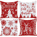 Christmas Decorative Pillow Covers Set for Sofa, Bedroom, Car - Axyaa Collection