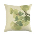 Axyaa Floral Print Linen Pillow Case for Home Decor - 45*45cm
