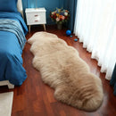 Axyaa Plush Faux Fur Sheepskin Carpet Fluffy Rug for Living Room & Bedroom