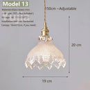 Axyaa Multi-Color Glass Pendant Light: 23 Shapes Hanging Lamp for Kitchen & Dining