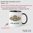 Axyaa Friends Central Perk Mug – 11oz Ceramic Tea Cup, Perfect Gift for Friends