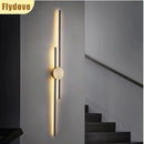 Axyaa Copper and Wood Grid Wall Lamp for High-end Living Room and Bedroom Lighting