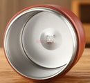 Axyaa Stainless Steel Insulated Lunch Box with Lid - Portable Double-Layer Pot and Rice Barrel