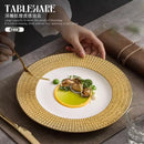 Axyaa Phnom Penh Plate Set - Restaurant Hotel Ceramic Tableware Artistic Concept Plate