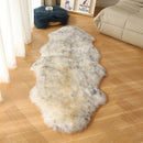 Axyaa Fluffy Soft Faux Fur Plush White Rug for Girl's Room and Home Decoration