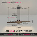 Axyaa Modern LED Pendant Light Bar Counter Strip for Dining Table Chandelier