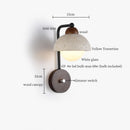 Axyaa Wabi Sabi Iron Yellow LED Wall Light Fixture for Living Room & Bedside