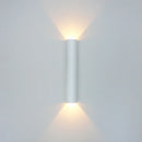 Axyaa 12W LED Wall Sconces - Up and Down Indoor Wall Lamps for Living Room and Bedside, Aluminum