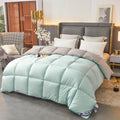 Axyaa Goose Down Comforter - Thick California Super King Size for Winter Warmth