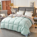 Axyaa Goose Down Comforter - Thick California Super King Size for Winter Warmth
