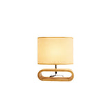 Axyaa Wooden Desk Lamp: Modern Minimalist Bedroom LED Lighting, Nordic Style Solid Wood