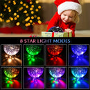Axyaa Nebula Star Projector: 360° Rotation, 12 Color Changing Lights, USB Cable