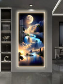 Axyaa Moon Wave Wall Lamp for Home Decor