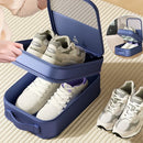 Axyaa Shoe Bag: Portable Travel Organizer for 3 Pairs, Underwear, and Clothes