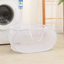 Axyaa Foldable Mesh Laundry Hamper with Handles: Versatile Storage Bag for Multiple Rooms