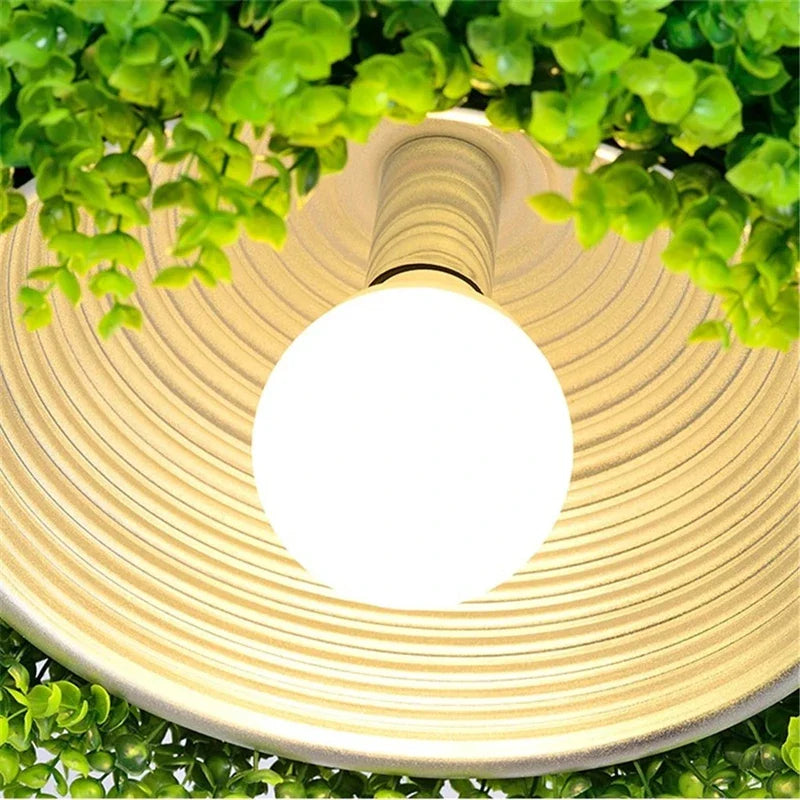 Axyaa Retro Loft Plant Chandelier for Corridor Bar Decor LED Light