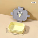 Axyaa Divided Lunch Box: Large Capacity, Sealed Container for Food, Fruit, Salad
