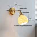 Axyaa Nordic LED Wall Light Fixture Indoor Bathroom Stair Bedroom Bedside Wall Lamp