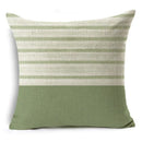 Axyaa Green Floral Pattern Cushion Cover for Home Sofa Car Decor