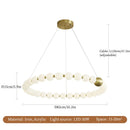 Axyaa White Ball Pendant Chandelier - Luxury LED Ceiling Light for Home Decor
